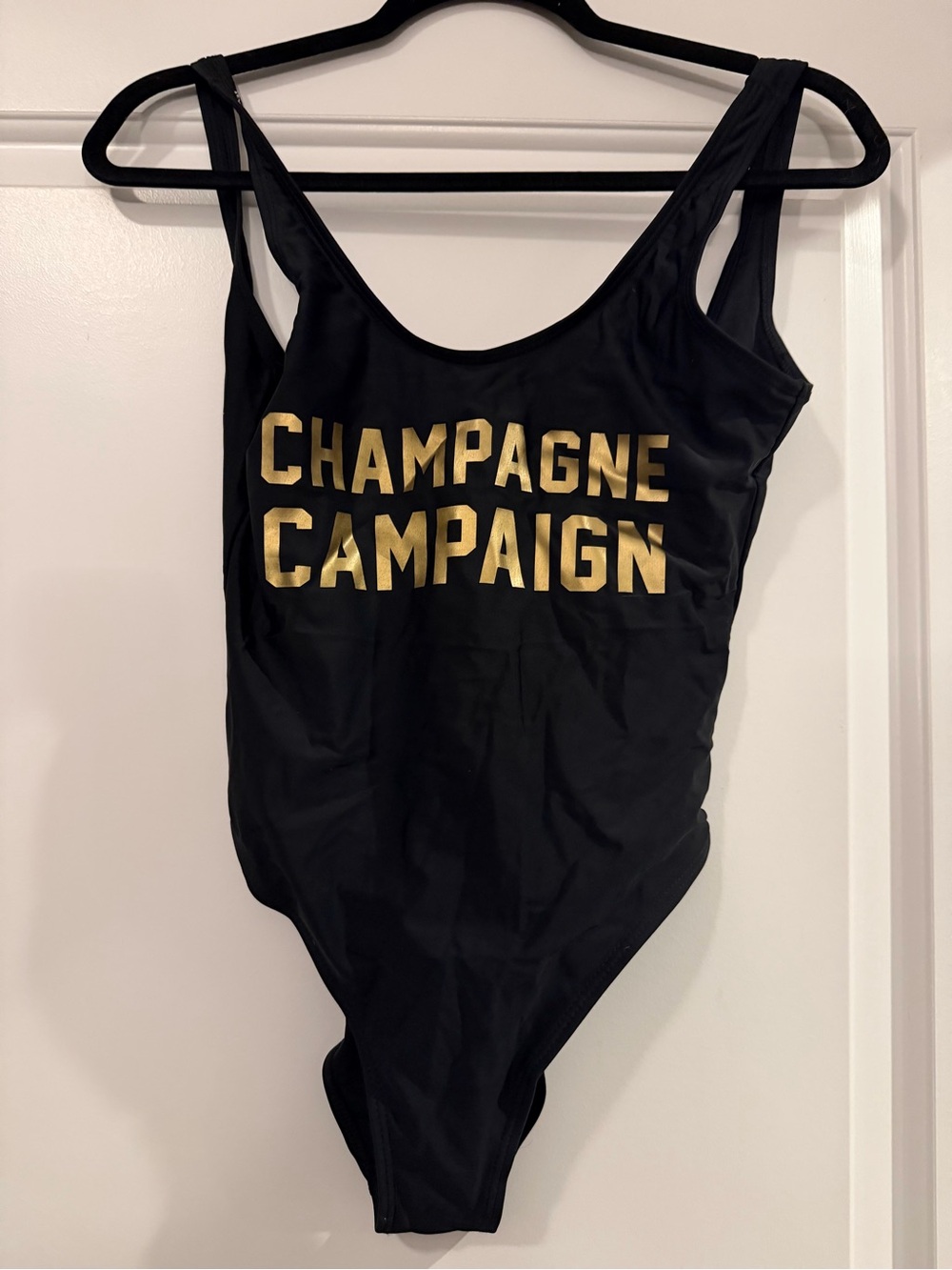 Champagne Campaign One-Piece Swimsuit